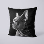 CUSHION Panel SET Chic French Bulldog CS-262-SET