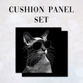 CUSHION Panel SET Chic Cat CS-264-SET