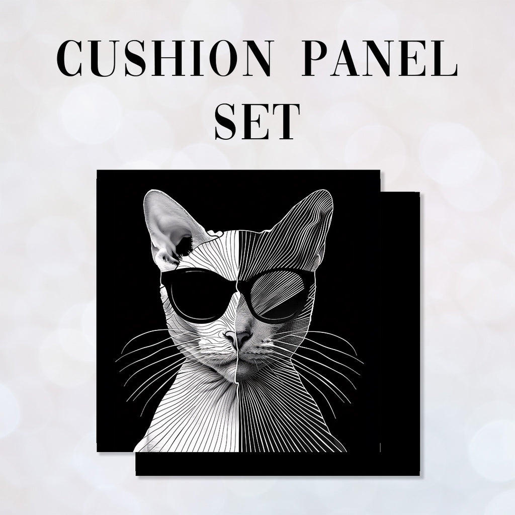 CUSHION Panel SET Chic Cat CS-265-SET