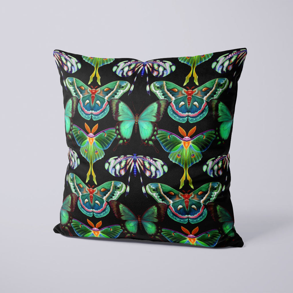 CUSHION Panel SET Garden of Eden Butterfly Black CS-3-SET