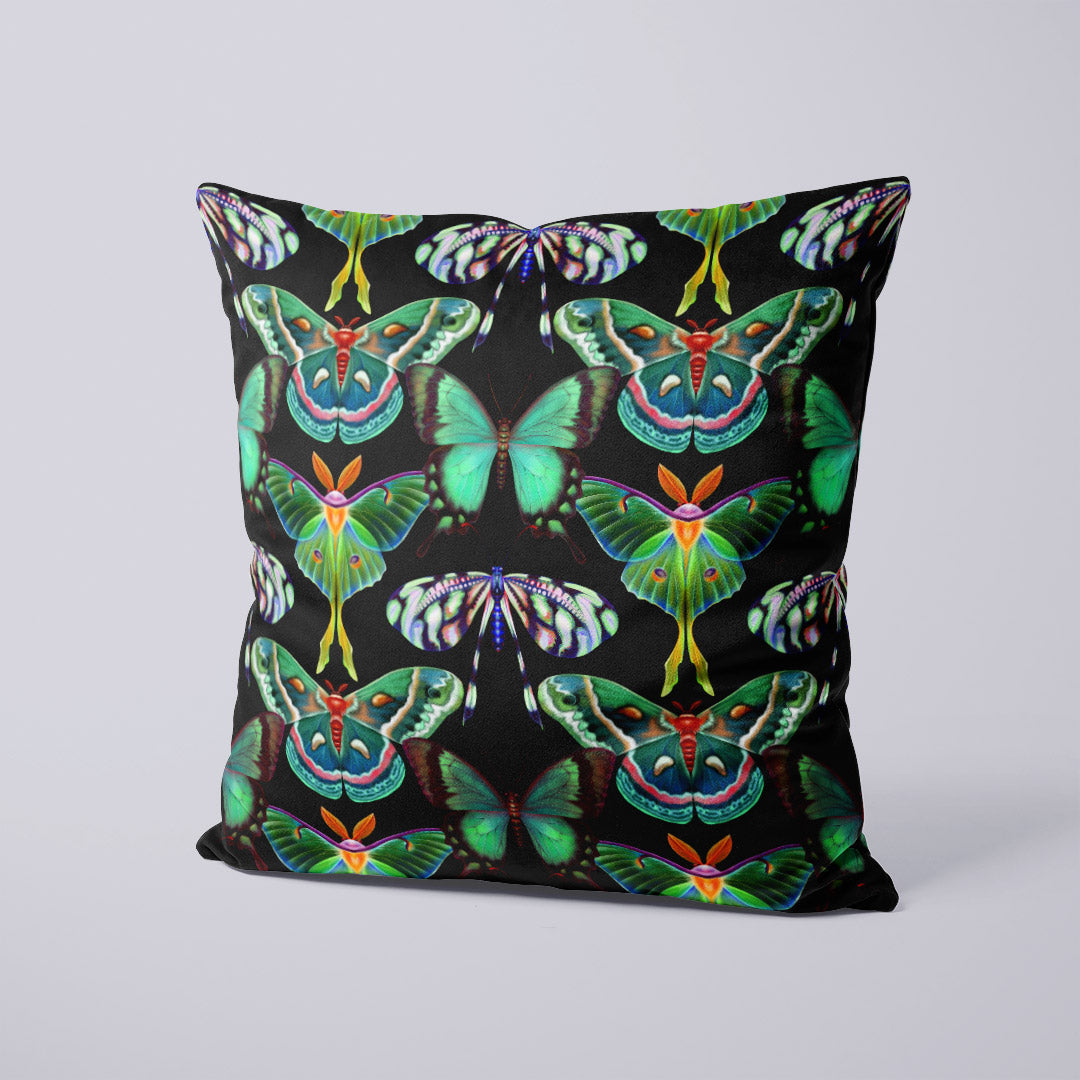 CUSHION Panel SET Garden of Eden Butterfly Black CS-3-SET