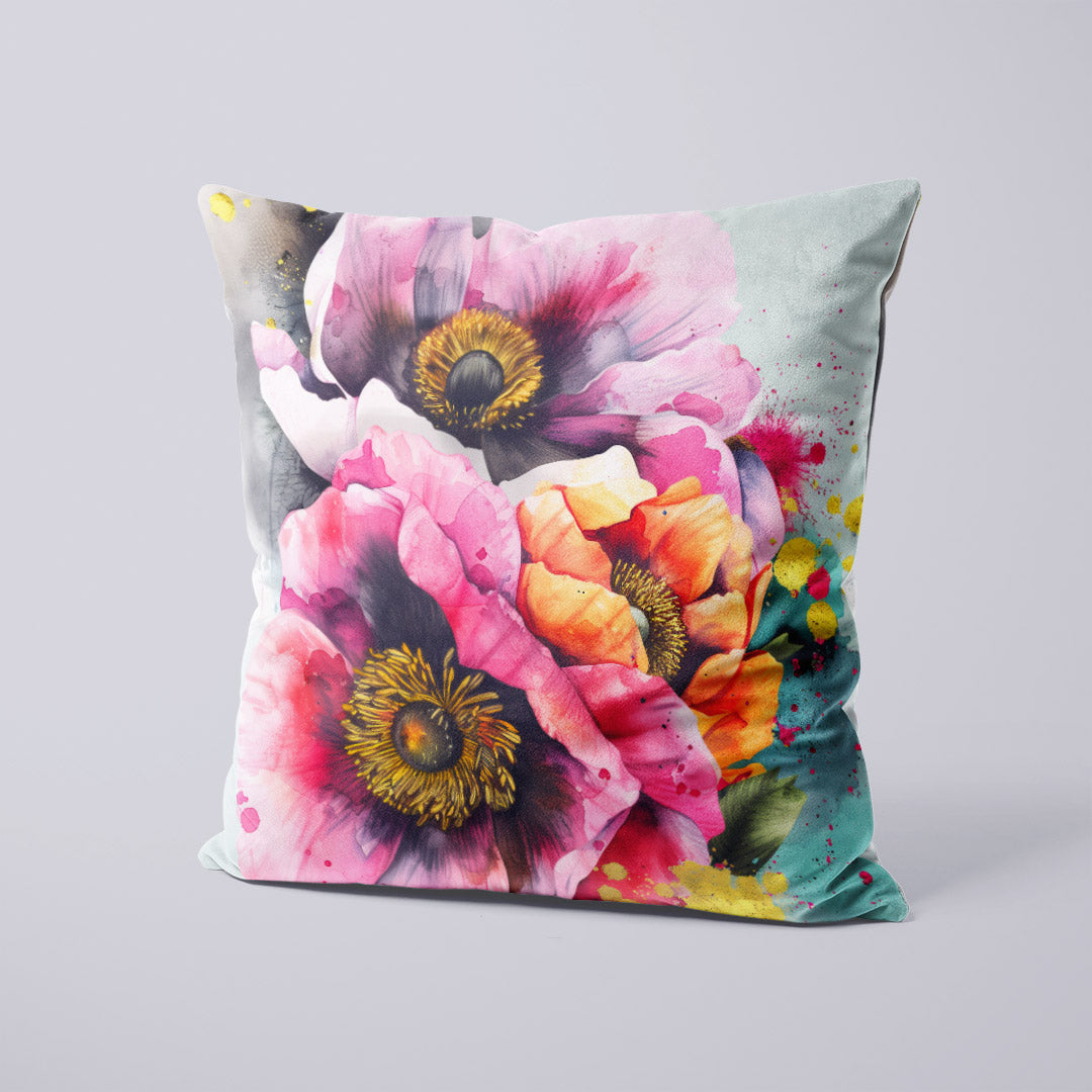 CUSHION Panel SET Shabby Chic Flowers CS-347-SET