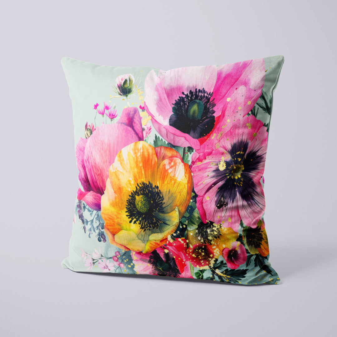 CUSHION Panel SET Shabby Chic Flowers CS-349-SET