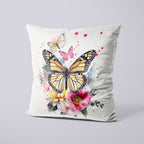 CUSHION Panel SET Shabby Chic Monarch Butterfly CS-354-SET