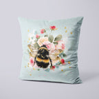 CUSHION Panel SET Shabby Chic Floral Bee CS-355-SET