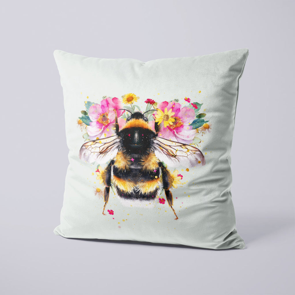 CUSHION Panel SET Shabby Chic Floral Bee CS-356-SET