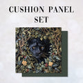 CUSHION Panel SET Faux Embroidery Puma CS-367-SET
