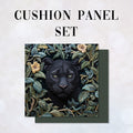 CUSHION Panel SET Faux Embroidery Puma CS-368-SET