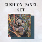 CUSHION Panel SET Quilted Koala CS-370-SET
