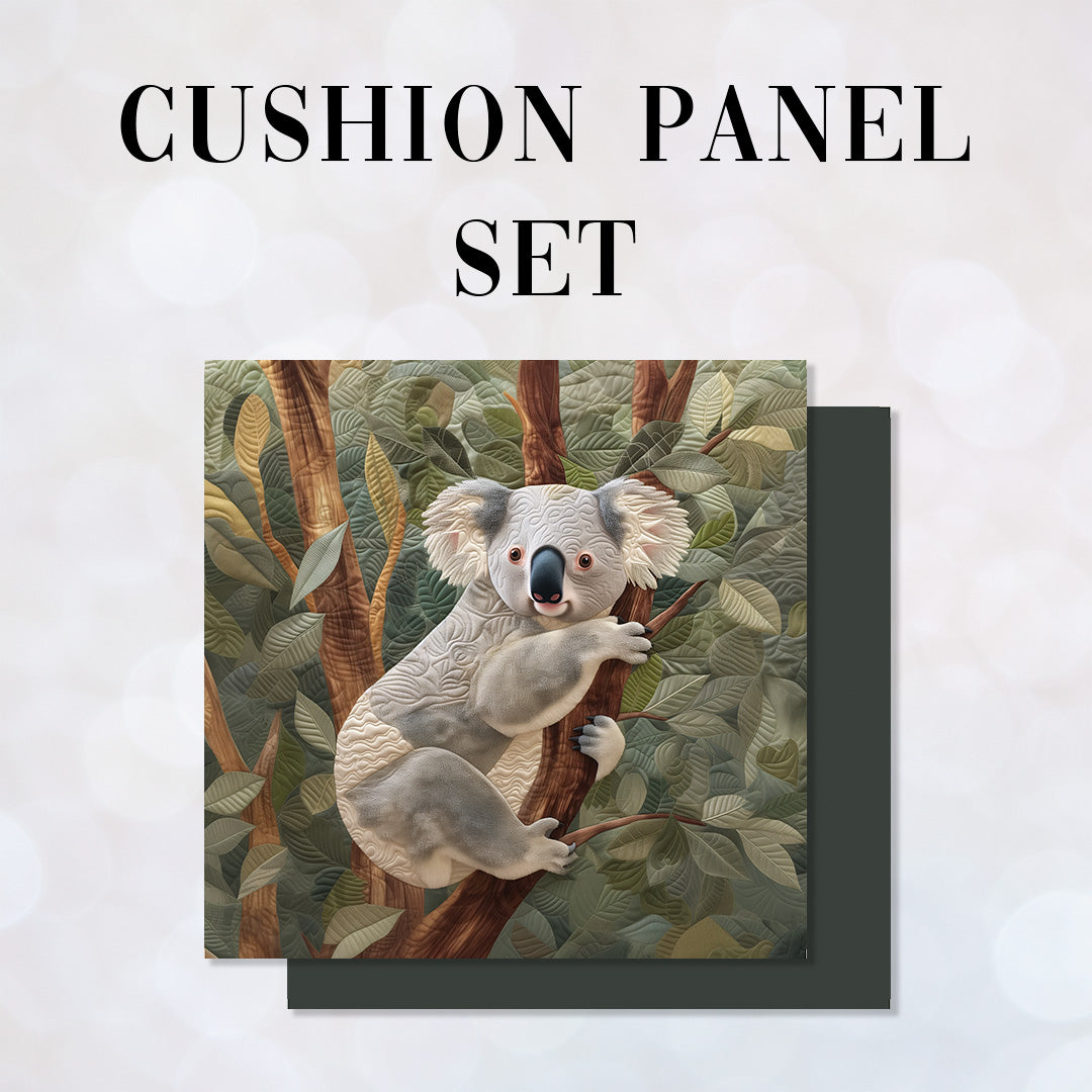 CUSHION Panel SET Quilted Koala CS-371-SET