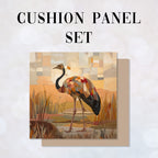 CUSHION Panel SET Quilted  Emu CS-372-SET