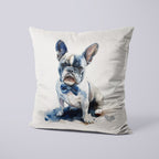 CUSHION Panel SET French Bulldog with Bow CS-401-SET
