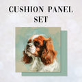 CUSHION Panel SET Cavalier Spaniel CS-407-SET