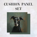 CUSHION Panel SET Black Greyhound CS-409-SET