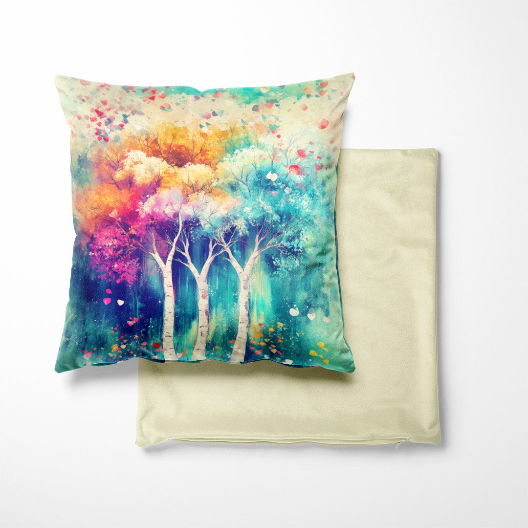 CUSHION Panel SET Watercolour Trees CS-493