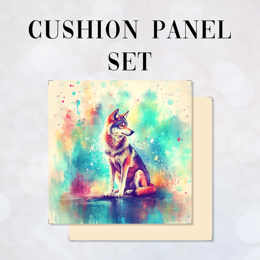 CUSHION Panel SET Beautiful Wolf CS-497