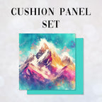 CUSHION Panel SET Snowy Mountains CS-499