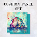 CUSHION Panel SET Lovely Frogs CS-501