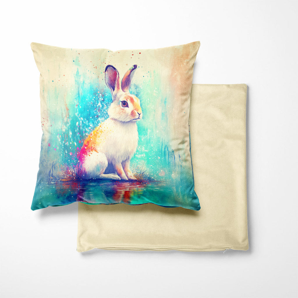 CUSHION Panel SET Watercolour Hare CS-504