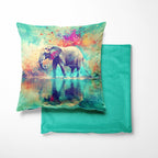 CUSHION Panel SET Watercolour Elephant CS-507