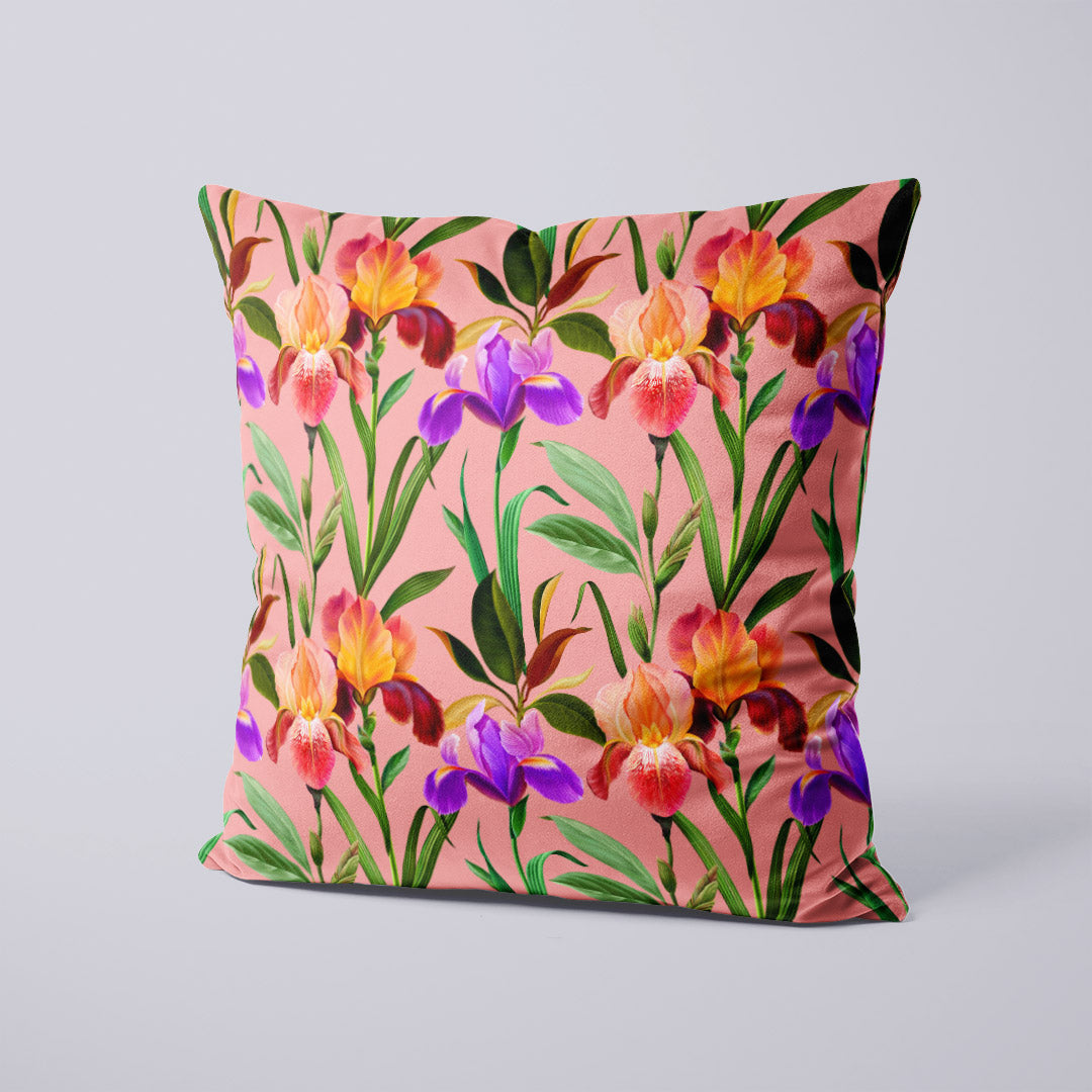 CUSHION Panel SET Garden of Eden Iris Pink CS-8-SET