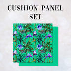 CUSHION Panel SET Garden of Eden Green CS-9-SET