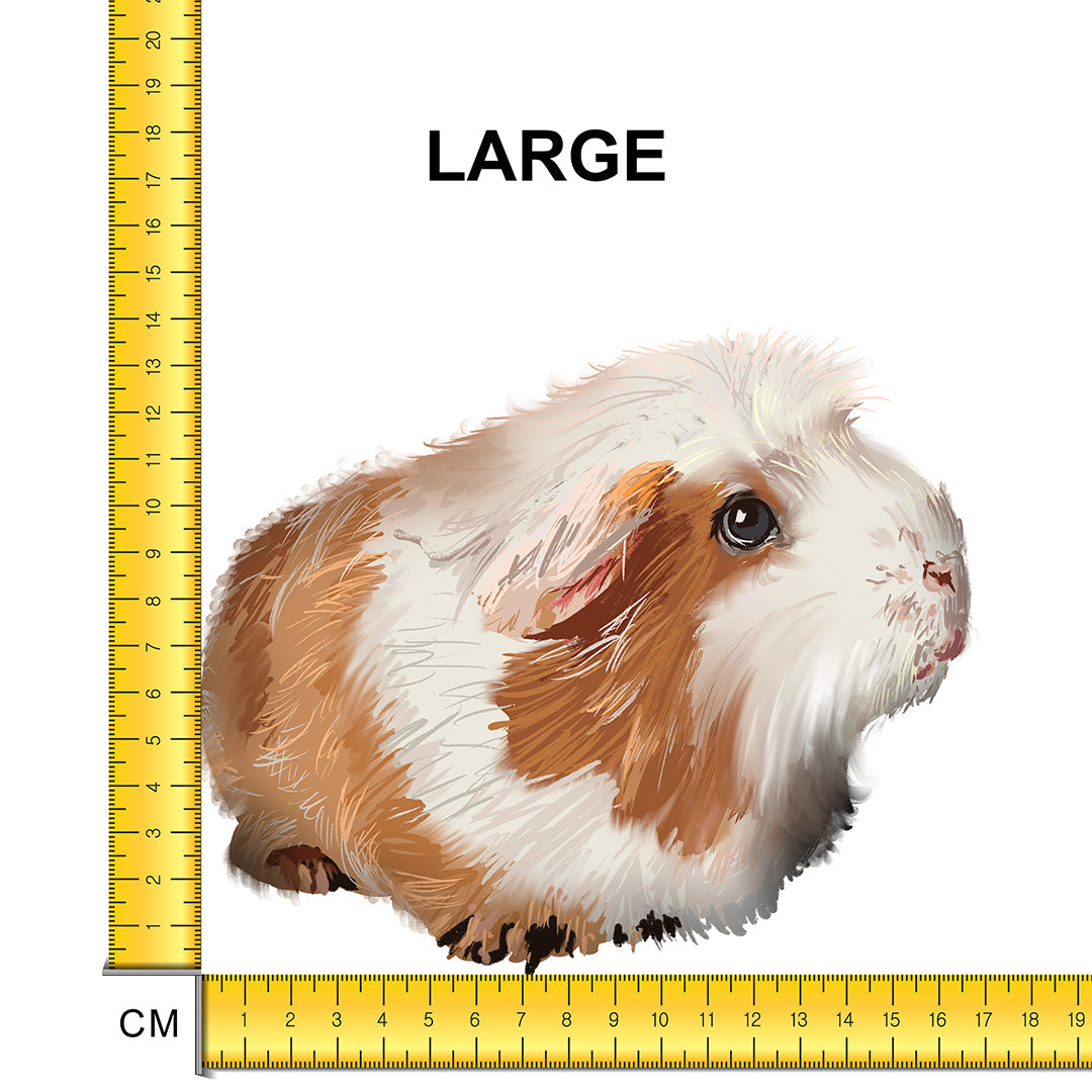Cute Guinea Pig Iron on Fabric Heat Transfer DTF-85