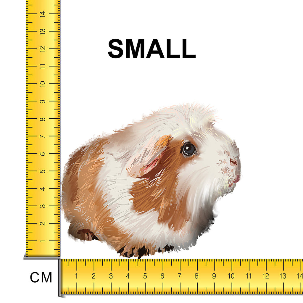 Cute Guinea Pig Iron on Fabric Heat Transfer DTF-85