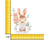 Carrot Cake Easter Bunny Iron on Fabric Heat Transfer DTF-173
