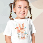 Carrot Cake Easter Bunny Iron on Fabric Heat Transfer DTF-173