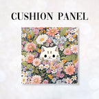 CUSHION Fabric Panel Cat Garden CP-1192