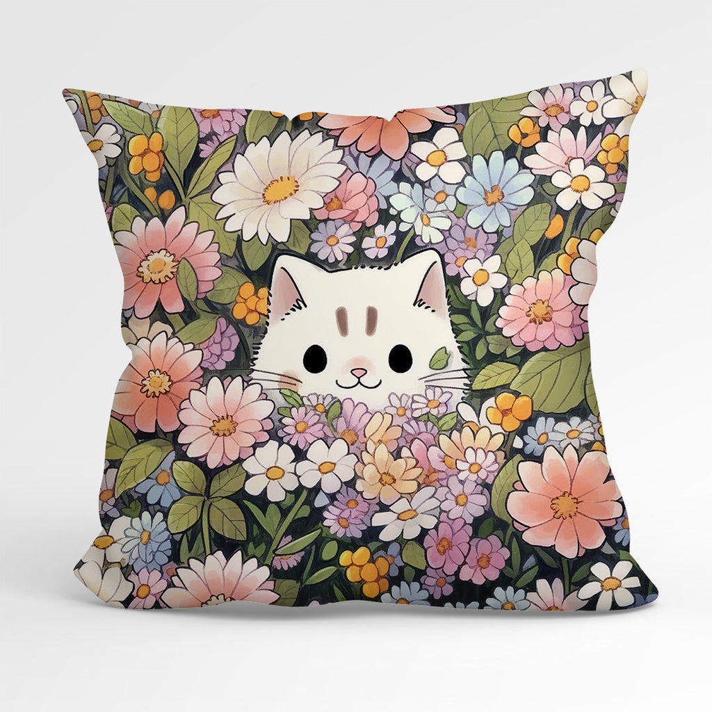 CUSHION Fabric Panel Cat Garden CP-1192