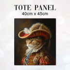 TOTE Fabric Bag Panel Cat Musketeer TP-295