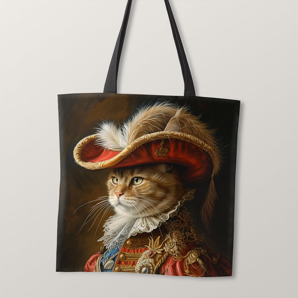 TOTE Fabric Bag Panel Cat Musketeer TP-295