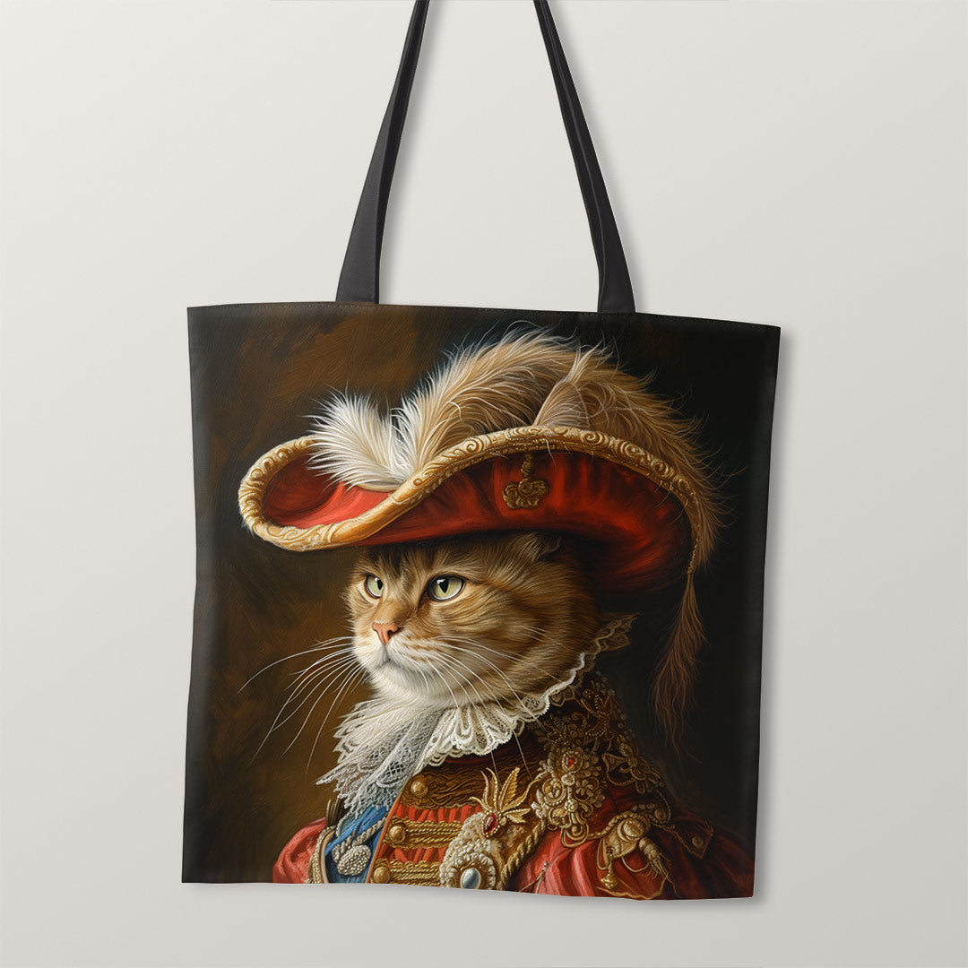 TOTE Fabric Bag Panel Cat Musketeer TP-295