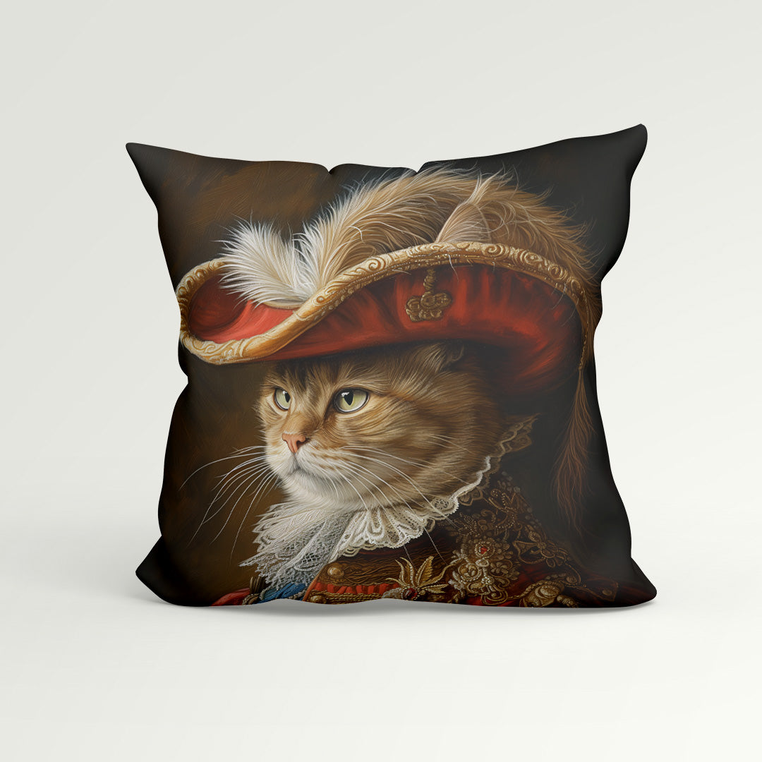 CUSHION Panel Cat Musketeer CP-205