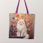 TOTE Cat Expressions Fabric Bag Panel TP-189