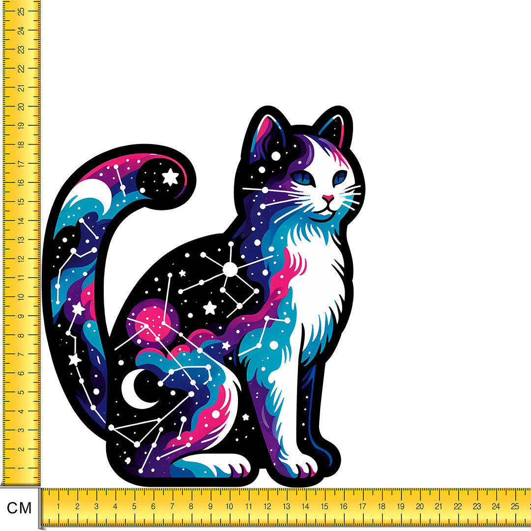 Celestial Cat Iron on Fabric Heat Transfer DTF-126