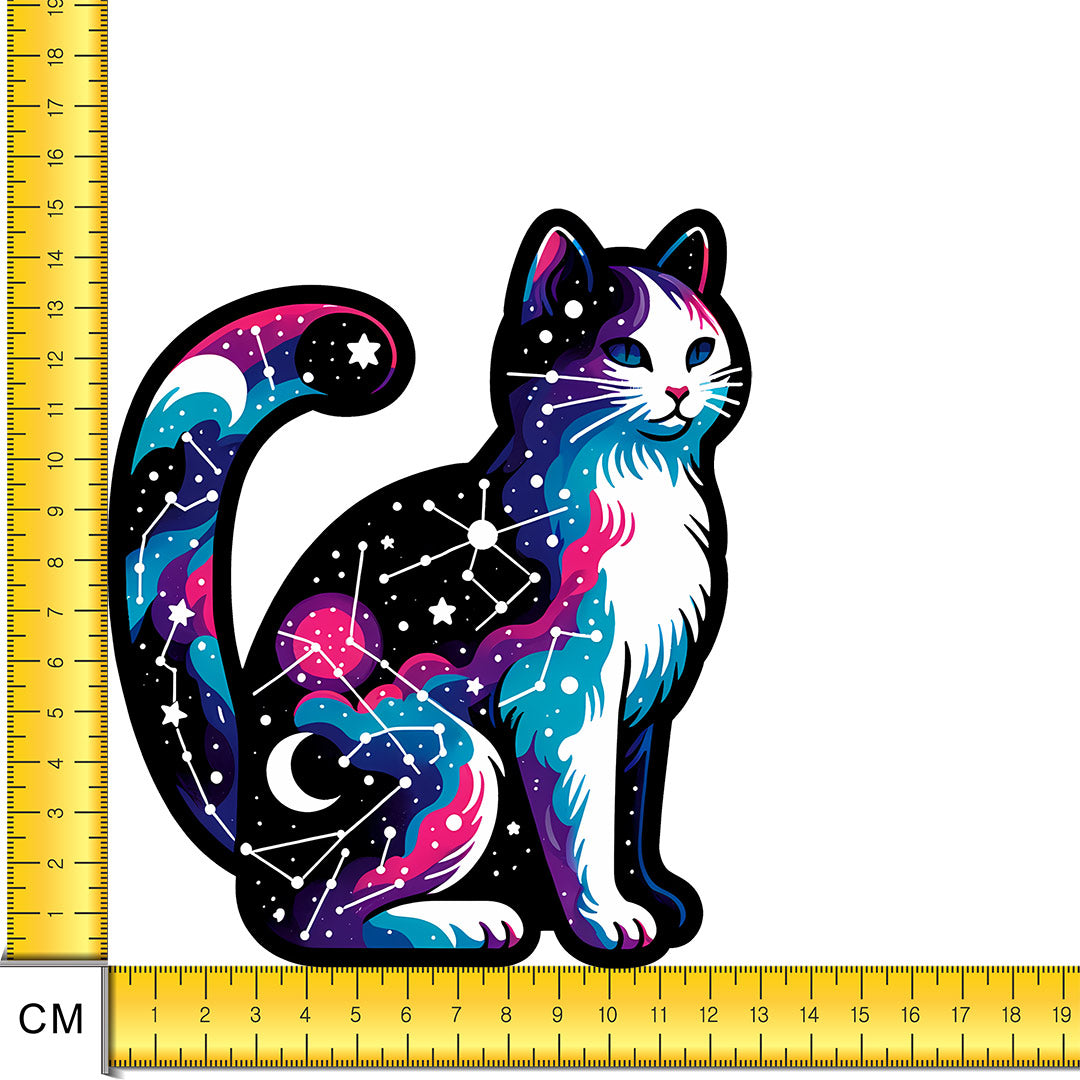 Celestial Cat Iron on Fabric Heat Transfer DTF-126