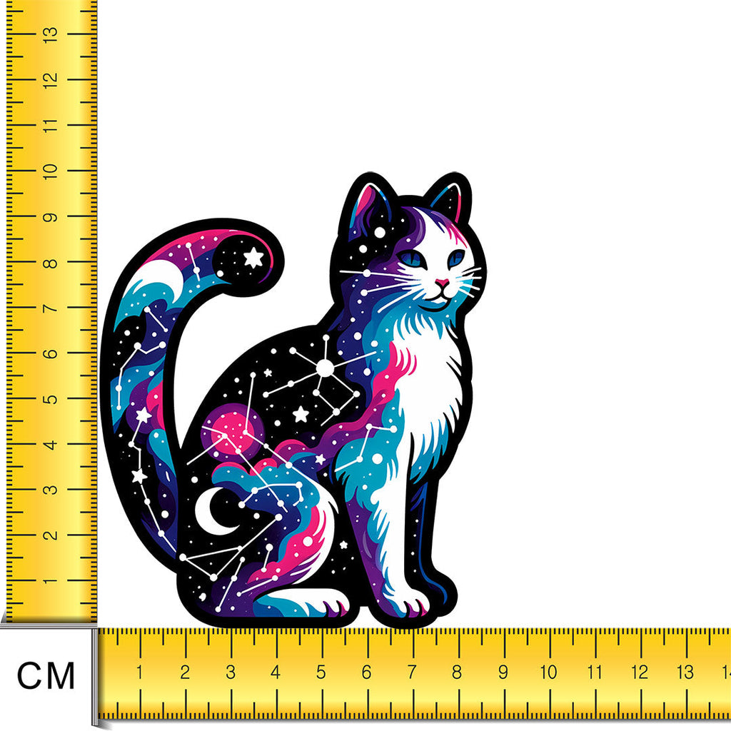 Celestial Cat Iron on Fabric Heat Transfer DTF-126