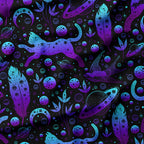 Celestial Space Cats Fabric