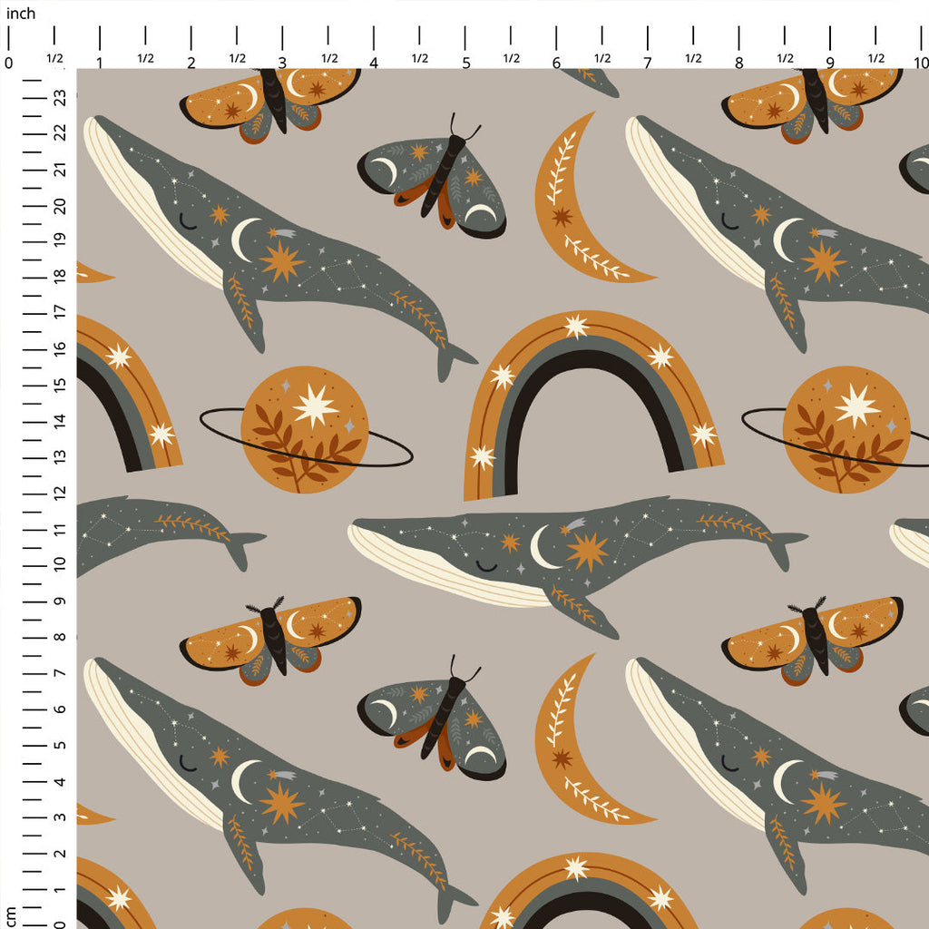Celestial Whale Fabric