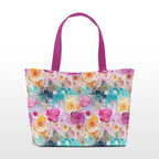 Cell Rose Abstract Fabric