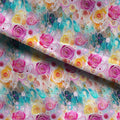 Cell Rose Abstract Fabric