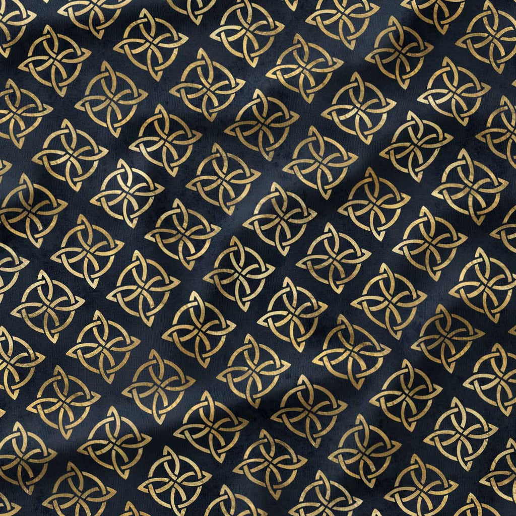 Celtic Four-Cornered Knot Fabric