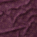 Celtic Quaternary Knot Gold and Purple Fabric