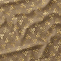 Celtic Spiral Knot Gold and Taupe Fabric