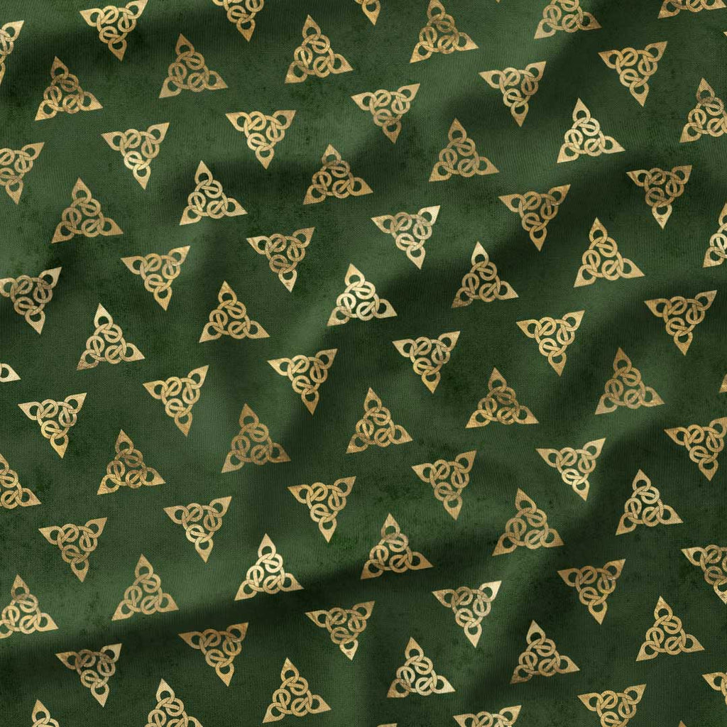 Celtic Triple Triquetra Knot Fabric