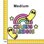 Chasing Rainboos Iron on fabric heat transfer DTF-28