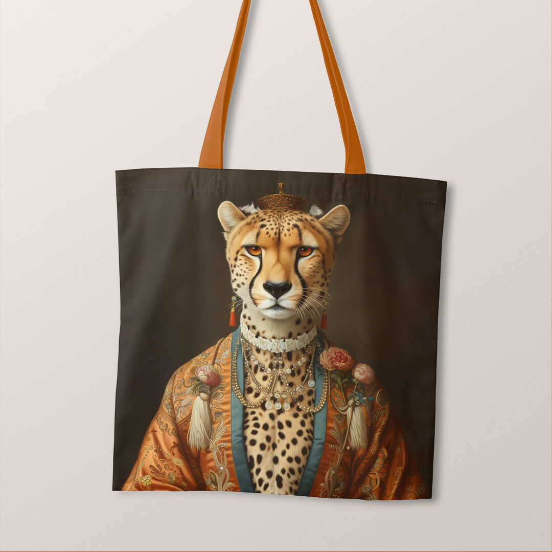 TOTE Fabric Bag Panel Cheetah Empress TP-278